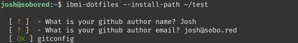 IBM i Dotfiles Install with Path